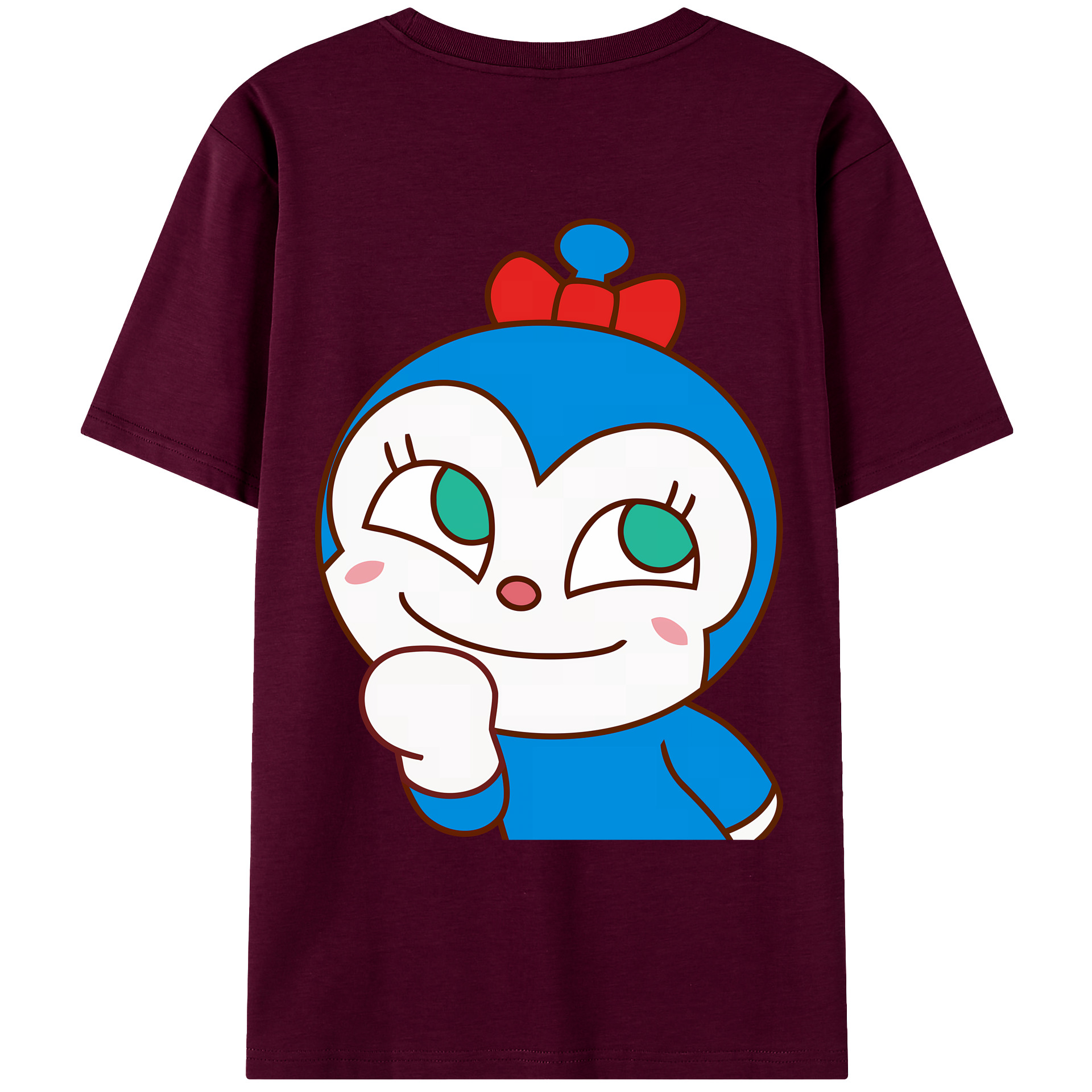 （画像用） アンパンマン Anpanman レディース半袖Tシャツ(バックプリント)